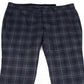 Calça social masculina Ralph Lauren xadrez de lã preta tamanho 38x30