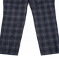 Calça social masculina Ralph Lauren xadrez de lã preta tamanho 38x30