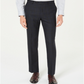Calça de terno xadrez Tommy Hilfiger masculina Modern Fit Thflex Stretch Windowpane cinza tamanho 36x34