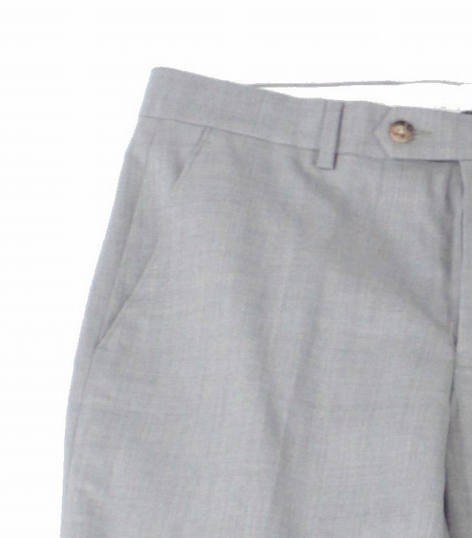 Calça social masculina Ralph Lauren de lã elástica cinza tamanho 38x34