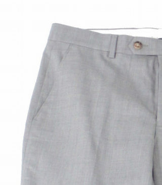 Calça social masculina Ralph Lauren de lã elástica cinza tamanho 38x34