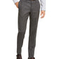 Calça de terno masculina Calvin Klein Slim Fit Stretch Xadrez Cinza Tamanho 38X31