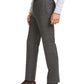 Calça de terno masculina Calvin Klein Slim Fit Stretch Xadrez Cinza Tamanho 38X31
