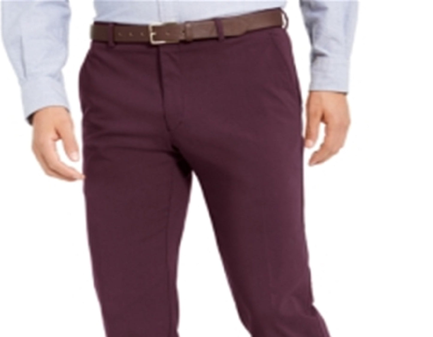 Calça social Tommy Hilfiger masculina Modern Fit Thflex Stretch Comfort vermelha tamanho 32x32