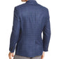 Blazer estampado Michael Kors masculino, corte moderno, azul, tamanho 44
