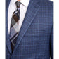 Blazer estampado Michael Kors masculino, corte moderno, azul, tamanho 44