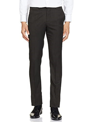 Calça social Calvin Klein Slim Fit Stretch Mini Grid Masculina Preta Tamanho 42X32