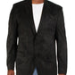 Ralph Lauren Masculino Linley Faux Suede Forrado Dois Botões Blazer Preto Tamanho 40