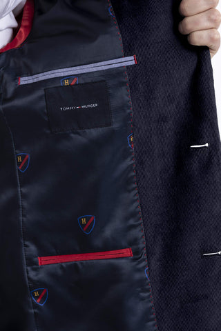 Casaco esportivo masculino Tommy Hilfiger Modern-Fit de veludo cotelê, tamanho 44 R/M37,5