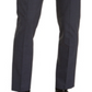 Calça social masculina Calvin Klein Skinny Fit Infinite Stretch Check Azul Tamanho 32X32