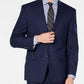 Terno xadrez masculino Marc New York Modern Fit azul tamanho 42