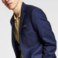 Bar III Jaqueta Masculina Skinny Fit Xadrez Azul Tamanho 44