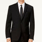 Bar III Jaqueta de lã slim fit masculina preta tamanho 38
