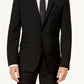 Bar III Jaqueta de lã slim fit masculina preta tamanho 38