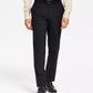 Calça de terno masculina de lã slim fit Bar III, preta, tamanho 33x32