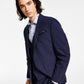 Bar III Jaqueta de lã slim fit masculina azul tamanho 38