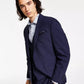 Bar III Jaqueta de lã slim fit masculina azul tamanho 40S