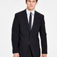 Bar III Terno Masculino Skinny Fit de Lã Antirrugas, Jaqueta Separada, Preta, Tamanho 44