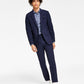 Bar III Terno Masculino Skinny Fit de Lã Antirrugas, Jaqueta Separada, Azul, Tamanho 36