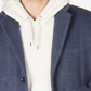 Sobretudo Tommy Hilfiger Addison Wool Blend Trim Fit Masculino Azul Tamanho 46R