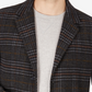 Sobretudo Tommy Hilfiger Addison Wool Blend Trim Fit Masculino Preto Tamanho 38R
