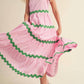 &Merci - Lucy Tiered Ric Rac Midi Dress