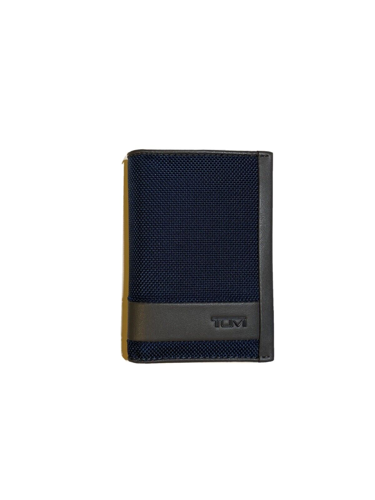 Porta-cartões multijanela masculino Tumi cinza tamanho regular