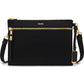 Bolsa transversal Tumi Patna preta/dourada