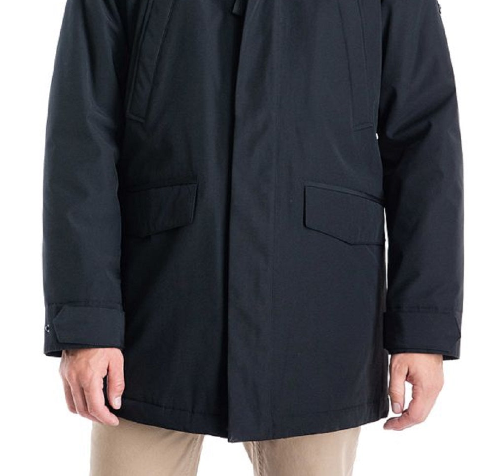 Casaco Parka Otto Stadium Masculino Michael Kors Preto Tamanho Grande