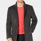 Sobretudo masculino Michael Kors Madison Wool Blend Modern Fit Cinza Tamanho 42