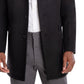 Sobretudo masculino Michael Kors Ghent Slim Fit, preto, tamanho 40