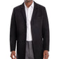 Sobretudo masculino Michael Kors Ghent Slim Fit, preto, tamanho 40