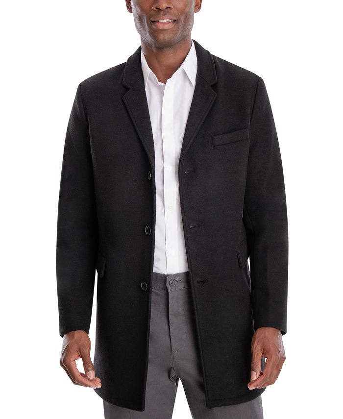 Sobretudo Michael Kors Ghent Slim Fit Masculino Preto Tamanho 38