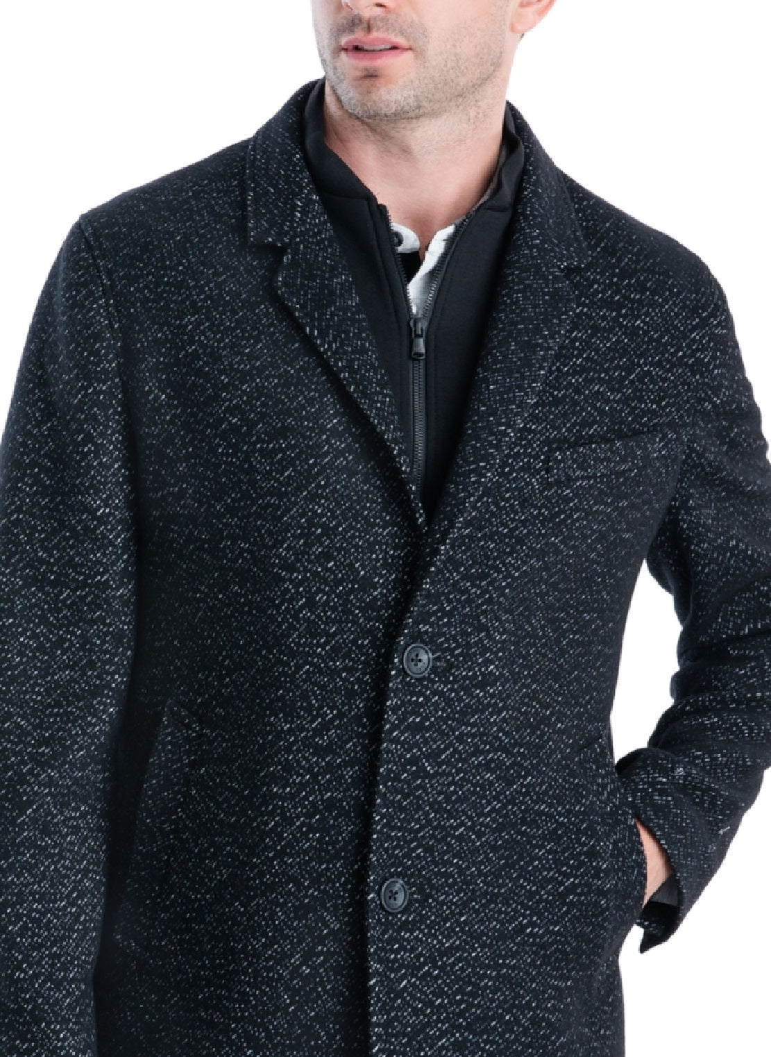 Sobretudo Michael Kors Masculino Pike Classic Fit Preto Tamanho 44