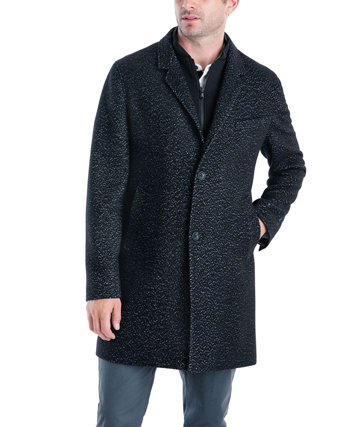 Sobretudo Michael Kors Pike Classic Fit Masculino Preto Tamanho 38