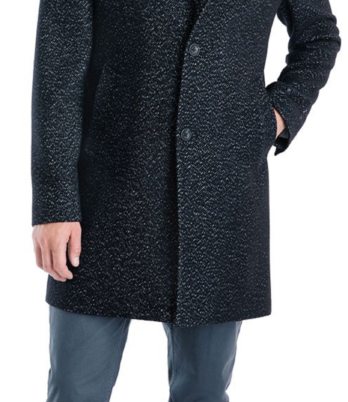 Sobretudo Michael Kors Pike Classic Fit Masculino Preto Tamanho 38