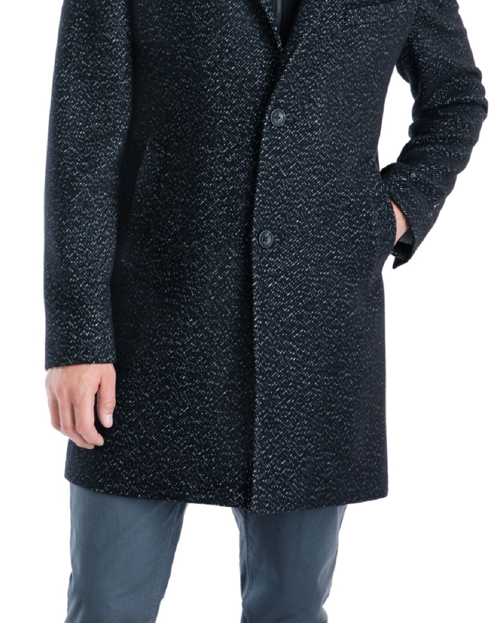 Sobretudo Michael Kors Masculino Pike Classic Fit Preto Tamanho 44