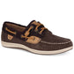 Sapatos náuticos Sperry Song Fish para mulheres, marrom, tamanho 7,5 M