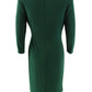 Vestido Ralph Lauren Feminino Twisted Knot Jersey Verde Tamanho 4 Petite