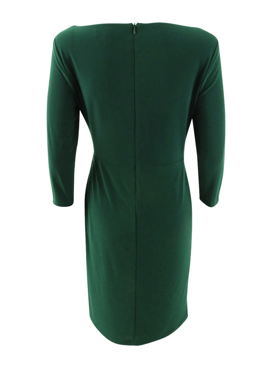 Vestido Ralph Lauren Feminino Twisted Knot Jersey Verde Tamanho 4 Petite