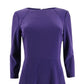 Vestido Ralph Lauren Feminino Jersey Fit and Flare Roxo Tamanho 14