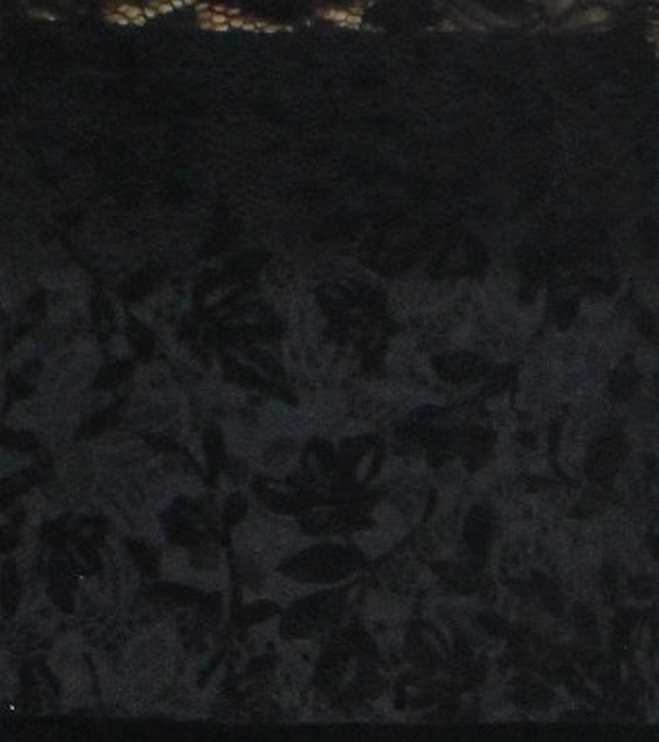 Vestido de veludo e renda Ralph Lauren feminino, preto, tamanho 2, pequeno
