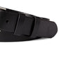 Cinto de couro masculino Polo Ralph Lauren, preto, tamanho 36