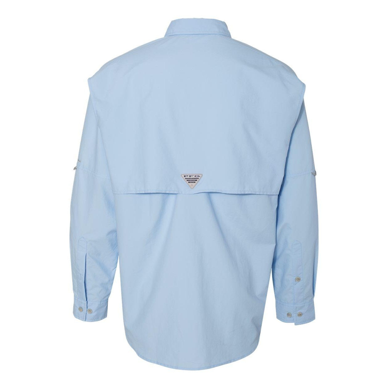 Camisa Columbia Masculina PFG Big &amp; Tall Bahama II Manga Longa Azul Tamanho XXX-G