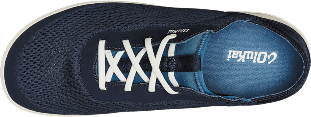 OluKai Moku Pa'e Tênis masculino trincheira azul/branco off tamanho 7