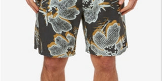 Calção de banho masculino O'Neill Intrusion cinza, tamanho 32