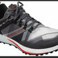 Tênis de corrida de trilha Skechers Go Run Speed ​​masculino, cinza/vermelho