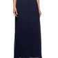Vestido de festa feminino Alex Evenings com lantejoulas e chiffon, azul, tamanho 6