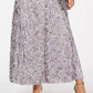 Vestido de festa feminino Alex Evenings, estilo roseta, roxo, tamanho 10