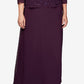 Vestido de festa feminino Alex Evenings, duas peças, corte A, roxo, tamanho 20W